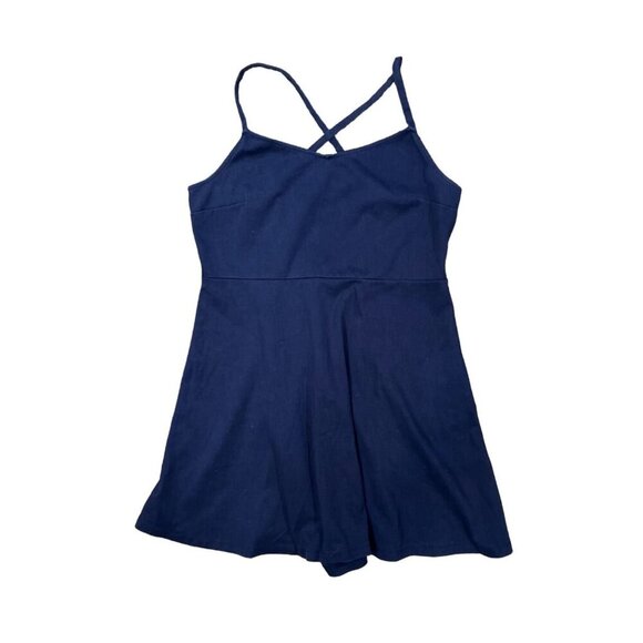 (5 for $25) Old Navy Fit & Flare Summer Dress in Navy size Large - Picture 5 of 6